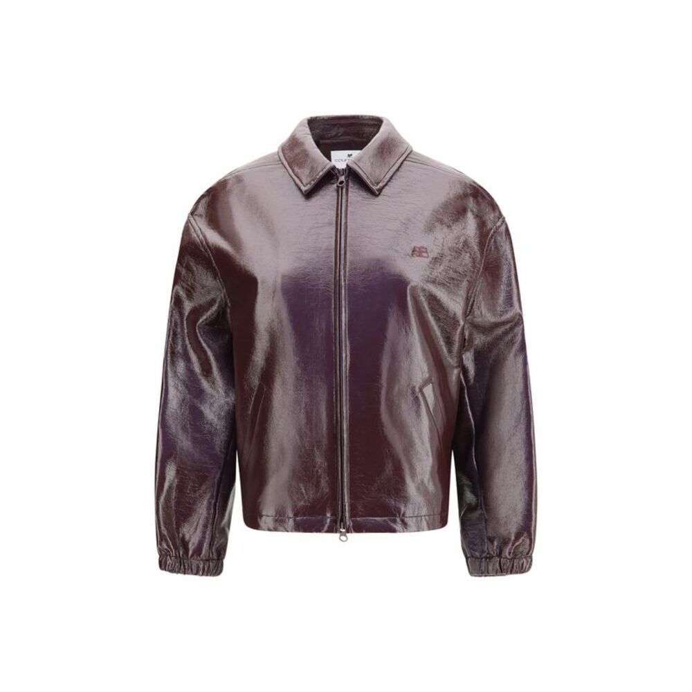 Courrèges Women Vinyl Bomber Jacket